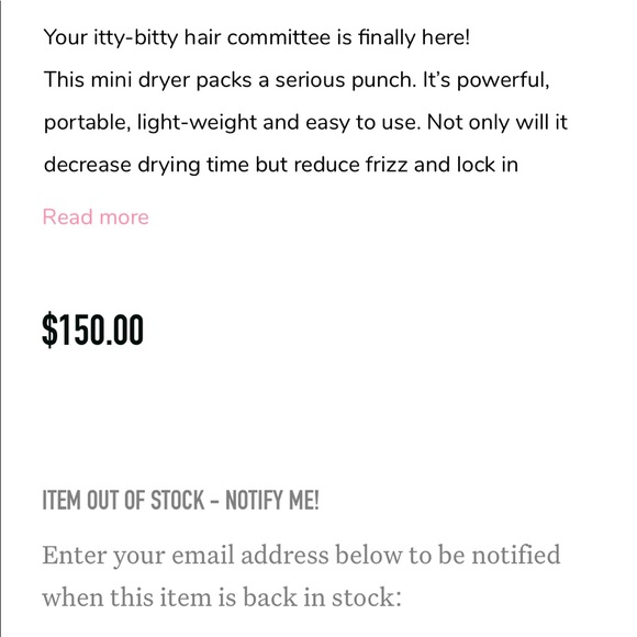 PYT Mini Hair Dryer - Picture 6 of 6